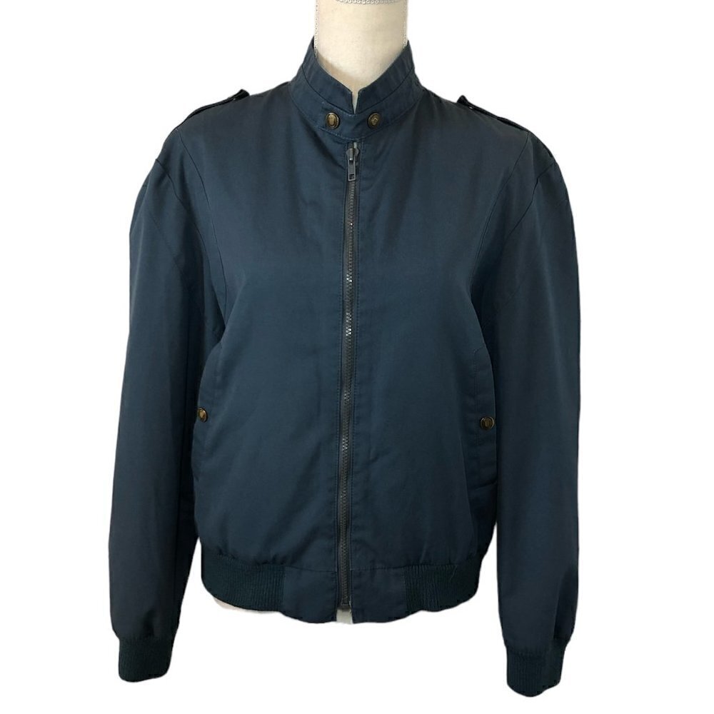 LONDON FOG Jacket Men's Size 38 REG Blue Lightweight Vintage